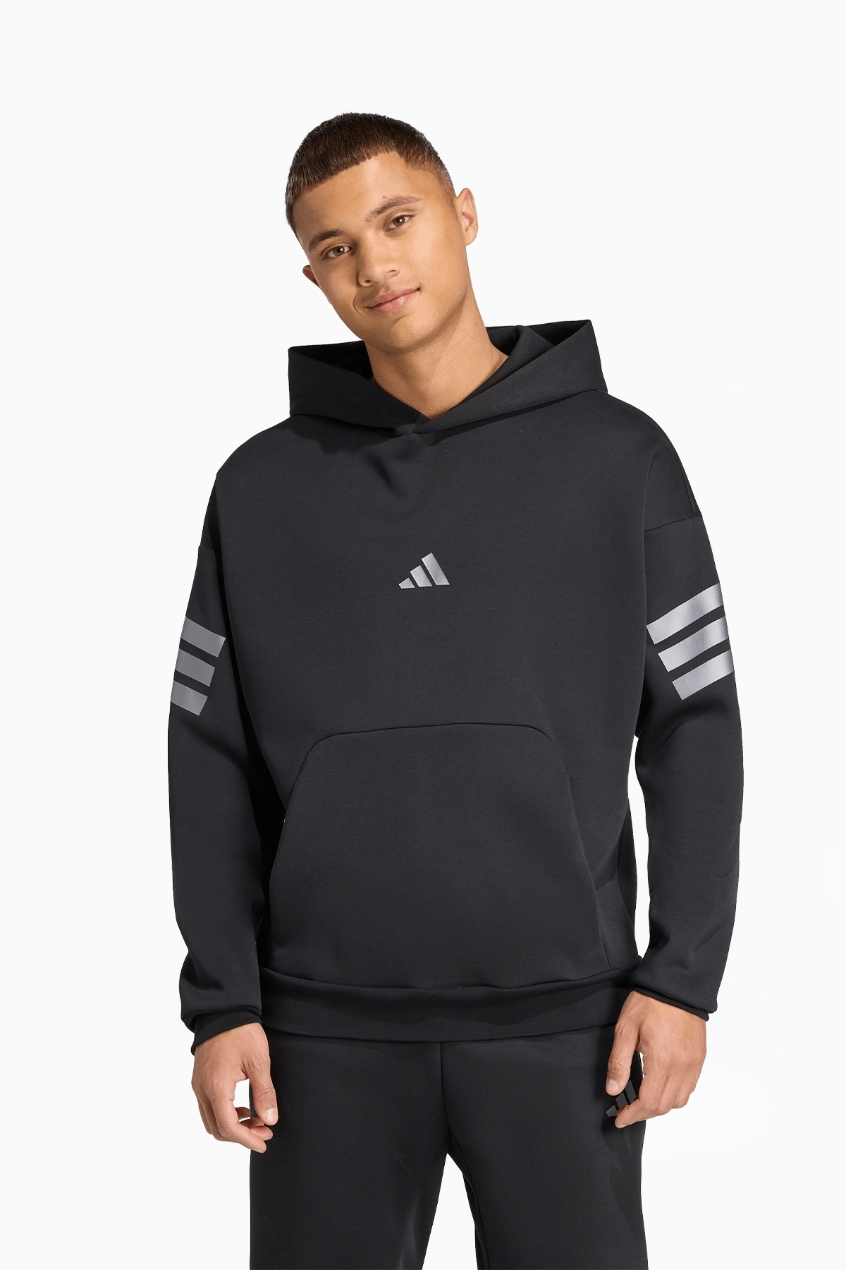 Bluza z kapturem adidas Future Icons 3-Stripes - Czarny