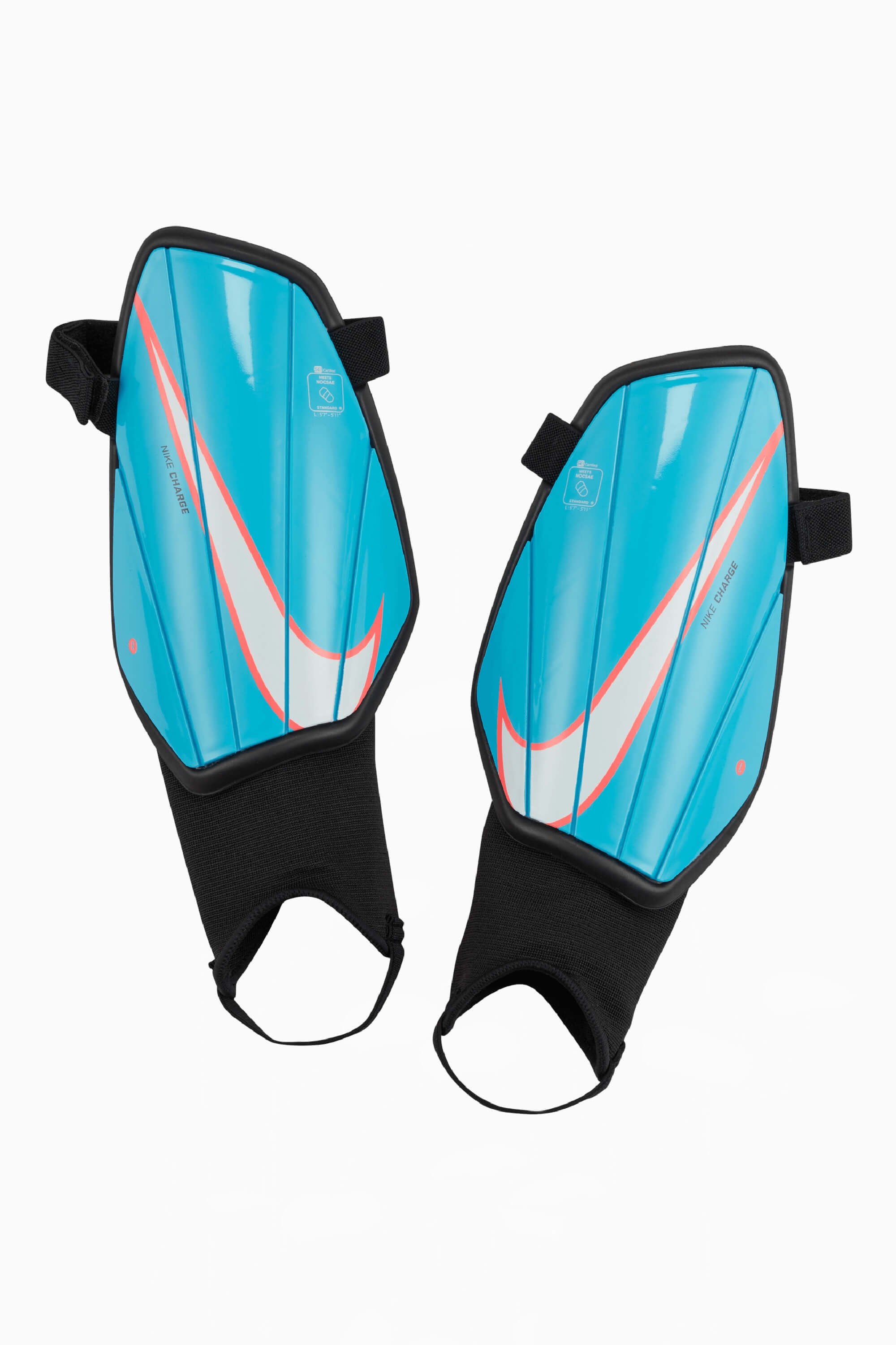 Ochraniacze Nike Charge - Błękitny