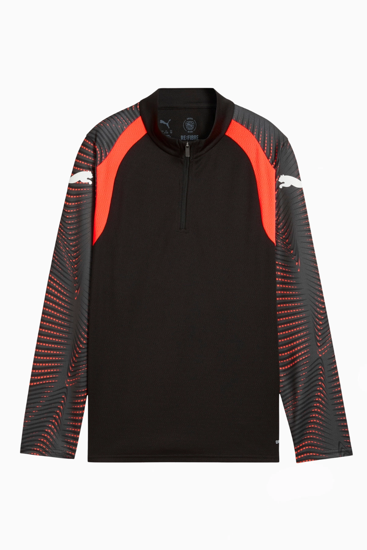 Bluza Puma individualFINAL 1/4 Zip Top Junior - Czarny