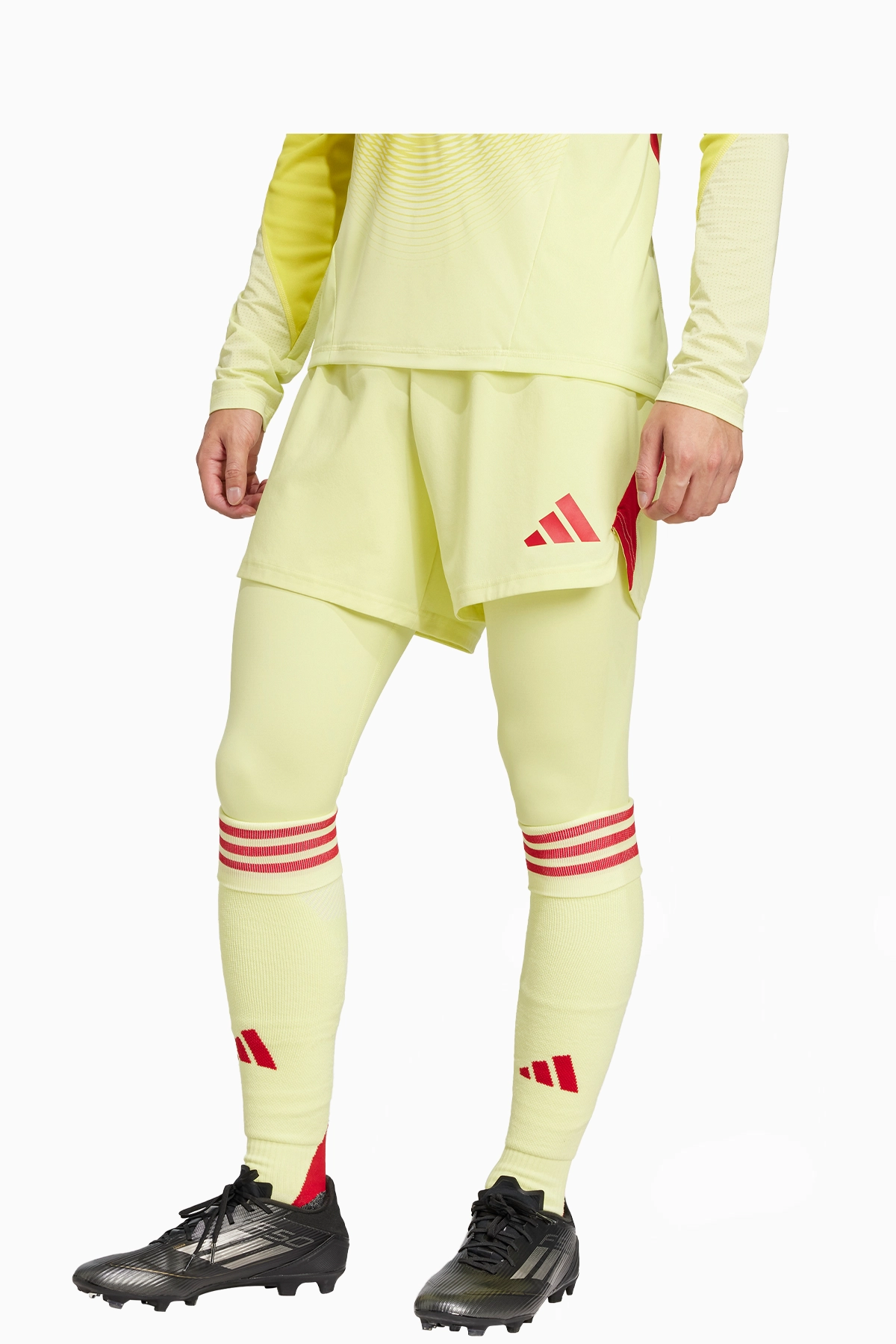 Legginsy adidas Tiro 25 Pro Goalkeeper - Żółty