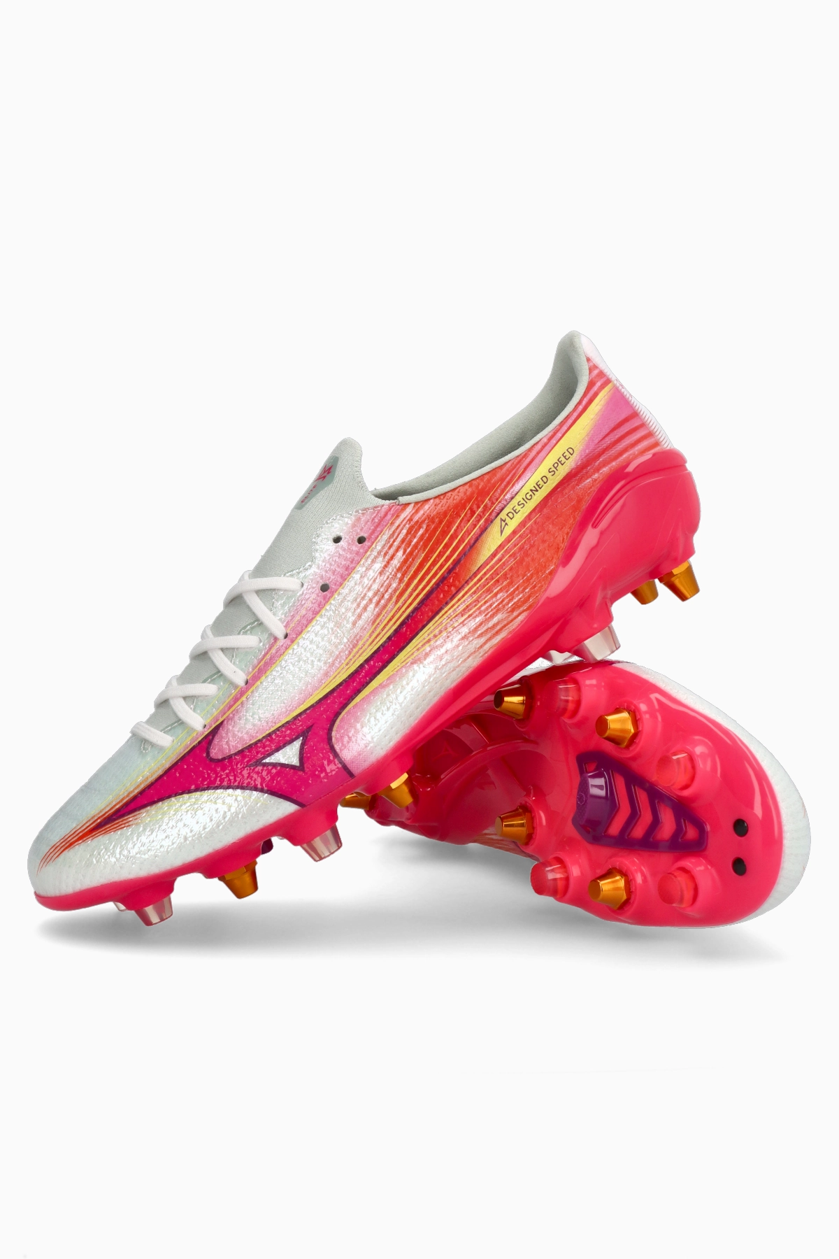 Wkręty Mizuno Alpha III Elite Mix - Różowy