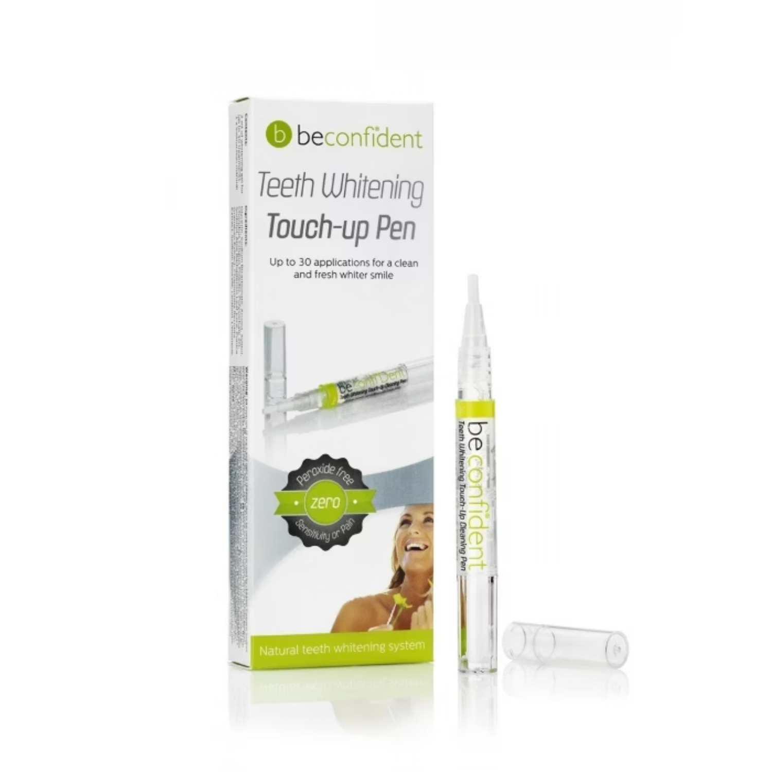 Beconfident - teeth whitening touch-up pisak do wybielania zębów, 2 ml