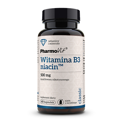 Pharmovit witamina b3 niacin, 60 kapsułek