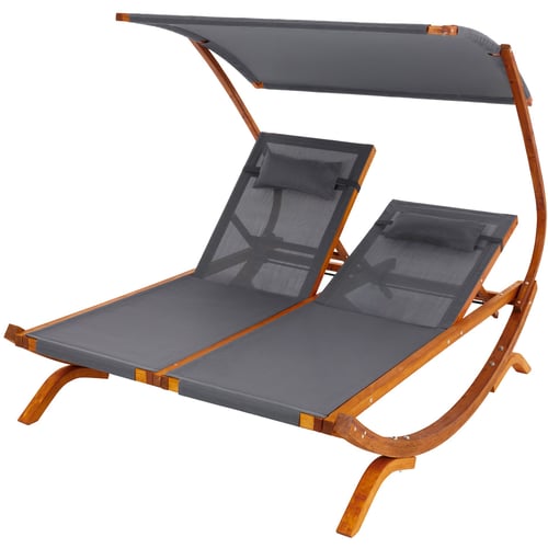 Záhradné lehátko PIONZA DV-106SL Šedé