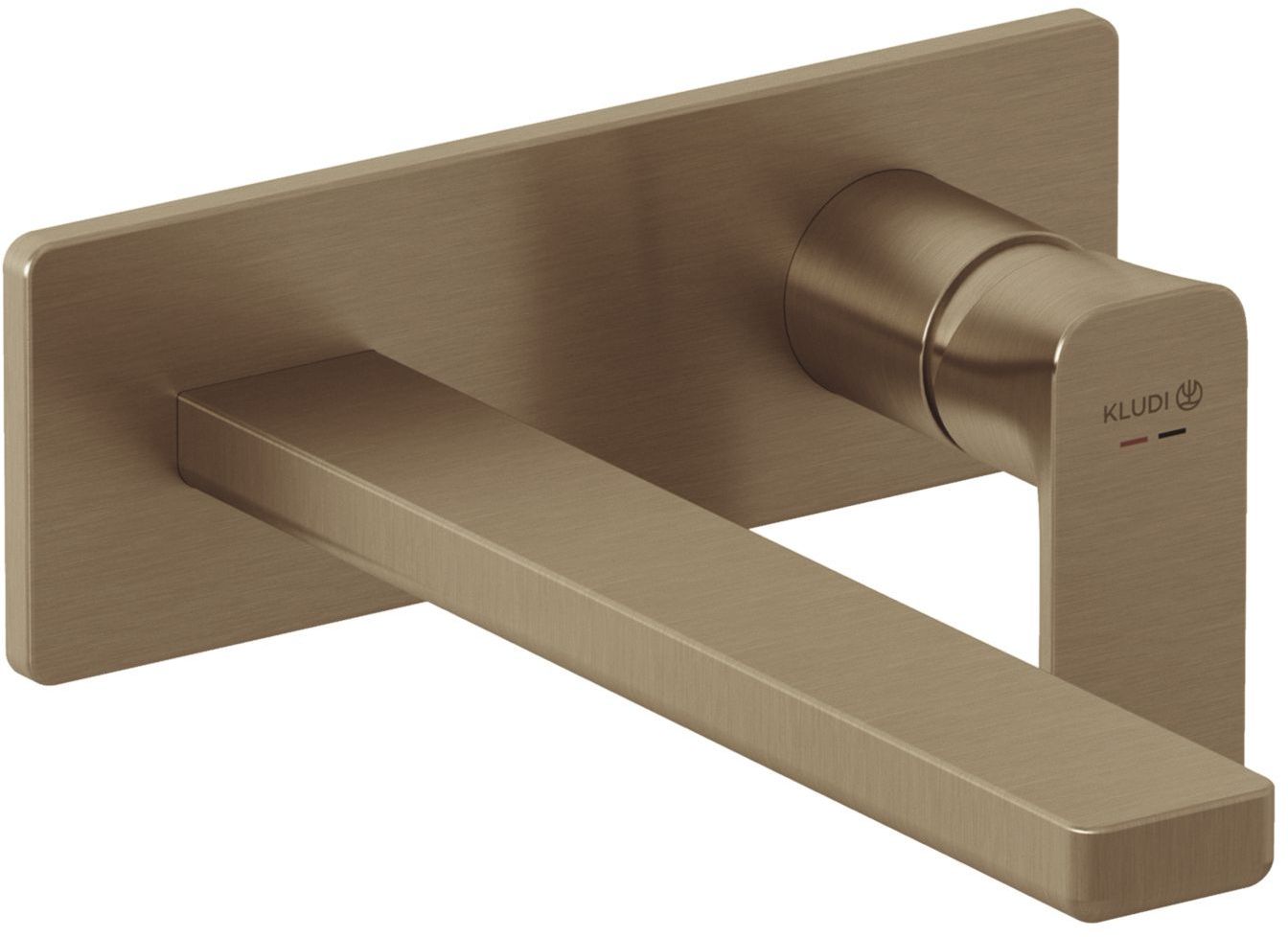 Kludi Renon bateria umywalkowa podtynkowa brązowy szczotkowany 42245N175