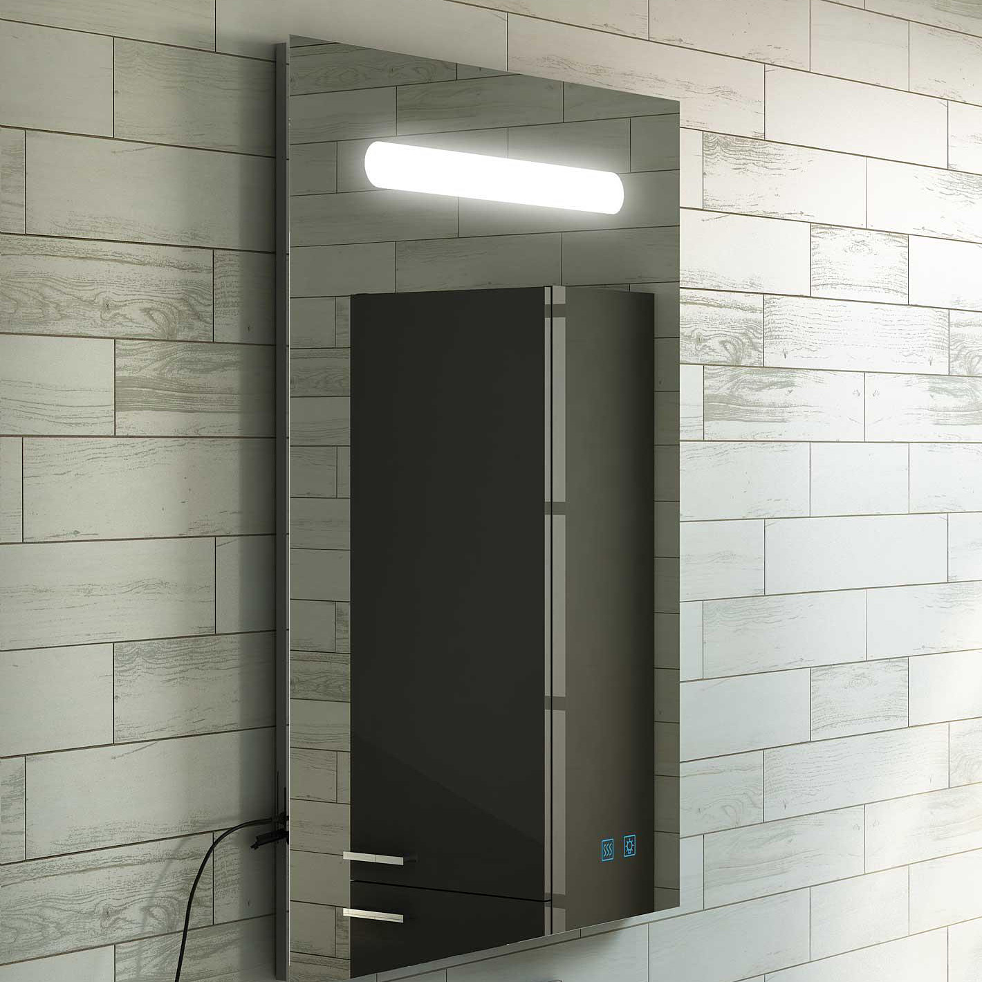 Elita Lina lustro 60x80 cm prostokątne z oświetleniem z matą grzewczą RE066764000010