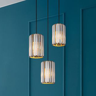 Globo Lighting Run lampa wisząca 3x60 W przydymiona 30229346