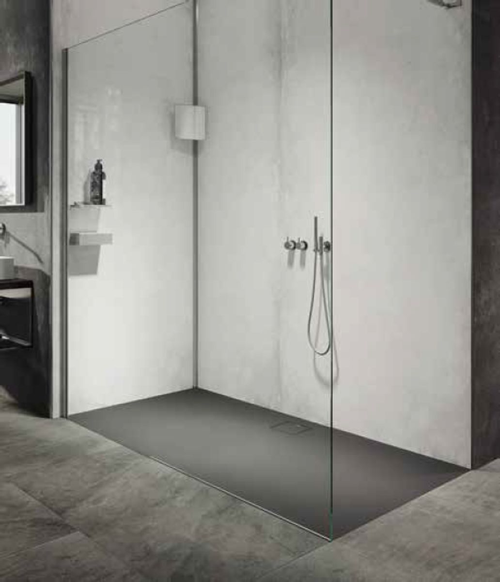 Huppe EasyFlat brodzik 140x100 cm prostokątny antracyt mat EF0117128