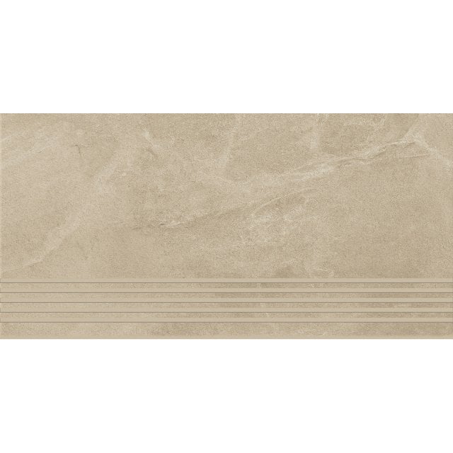 Gres szkliwiony stopnica MARENGO beige mat 29,8x59,8 gat. I