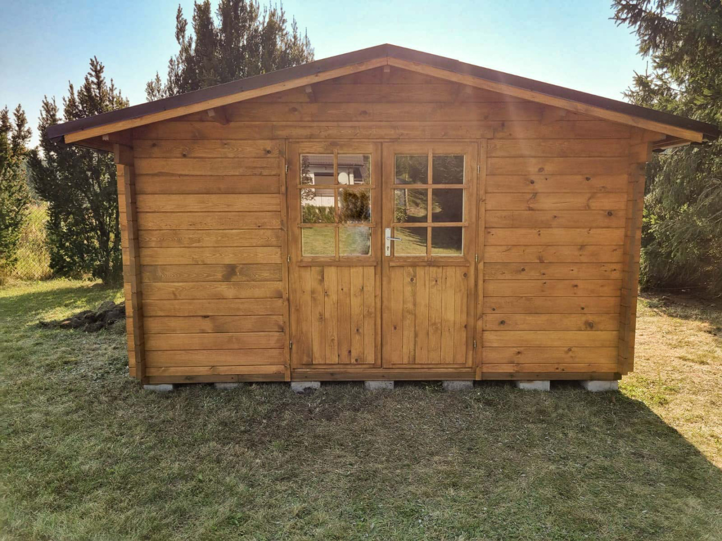 Domek Ogrodowy narzędziowy Nr29 Judyta 400 x 300 cm 40mm z podłogą