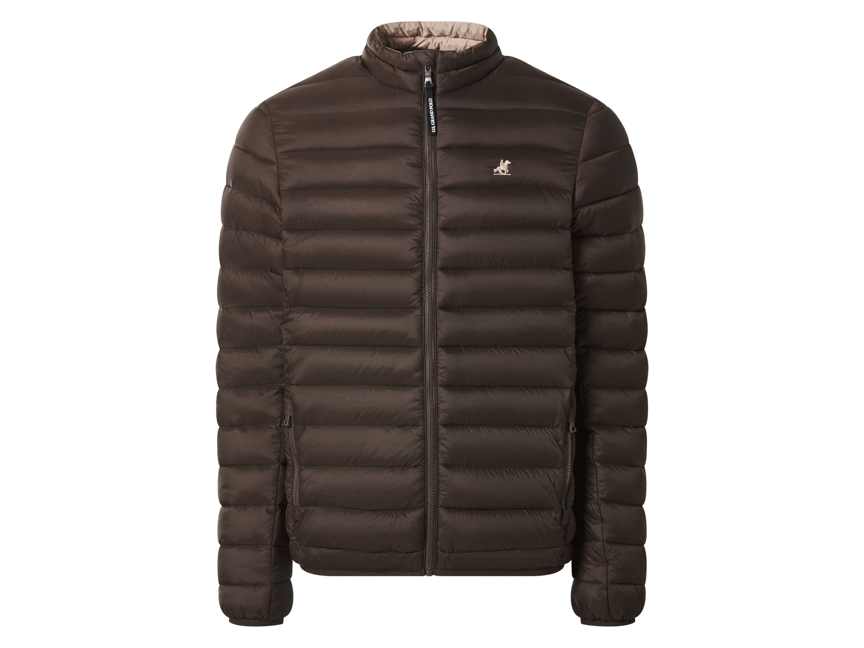 esmara Men U.s. Grand Polo Kurtka przejściowa męska Brązowy, M 48/50