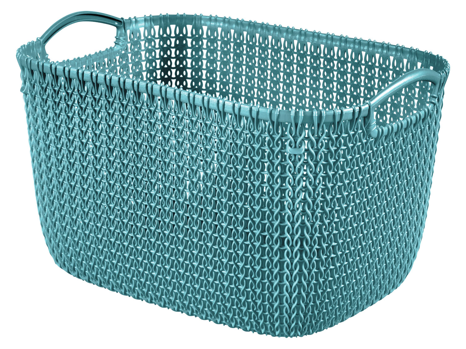 Curver Kosz do przechowania prostokątny Knit, 19 l Reef Waters