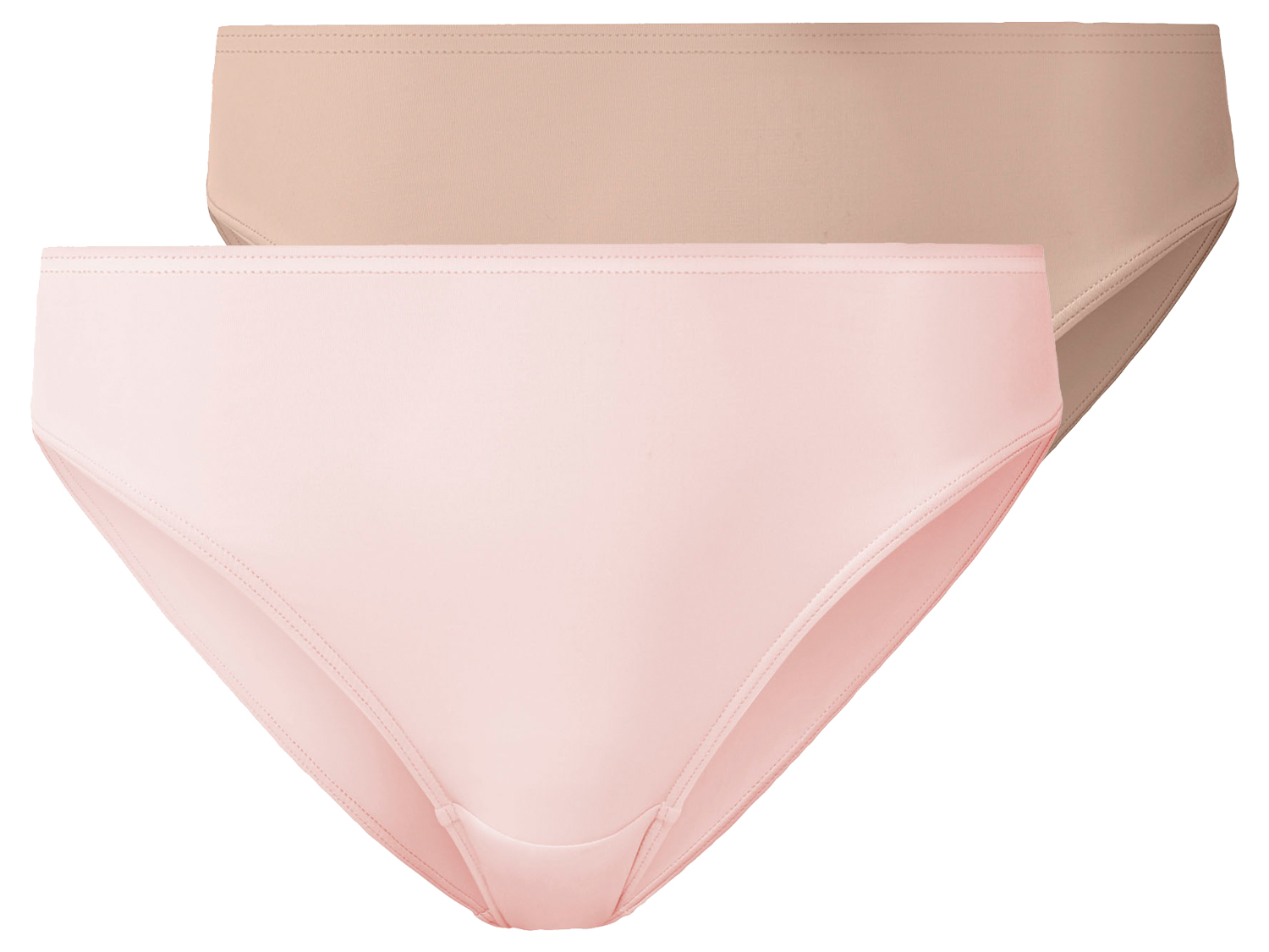 esmara Figi damskie, 3 sztuki, przyjemnie miękki materiał Beżowy/różowy, S36/38