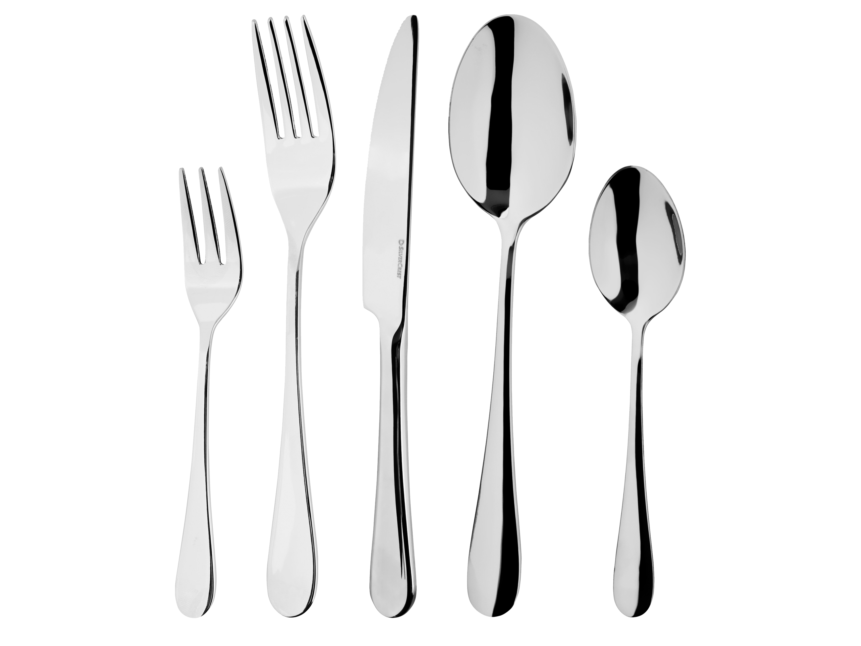 Zestaw 30 sztućców Kolory klasyczne