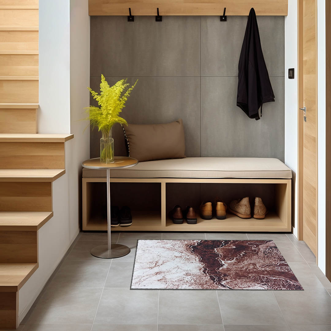 Dywan - 60 x 100 cm - Brązowy - Nowoczesny - Dywanopol