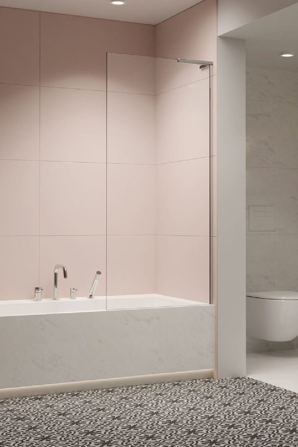 Darmowa Dostawa - Parawan nawannowy 100 cm 1-częściowy chrom połysk/szkło przezroczyste Radaway Modo SL PNJ II 103161000101R