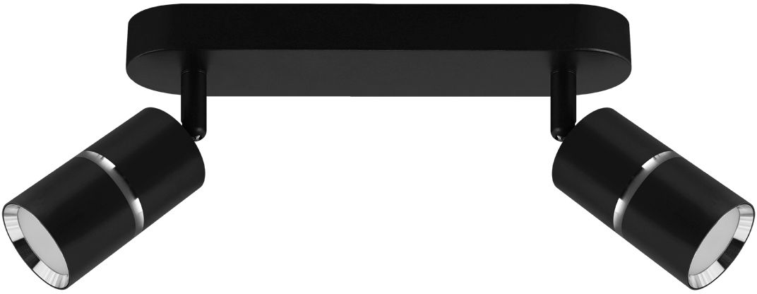 Darmowa Dostawa - Lampa podsufitowa 2x35 W czarna-chrom Strühm Dior 04262