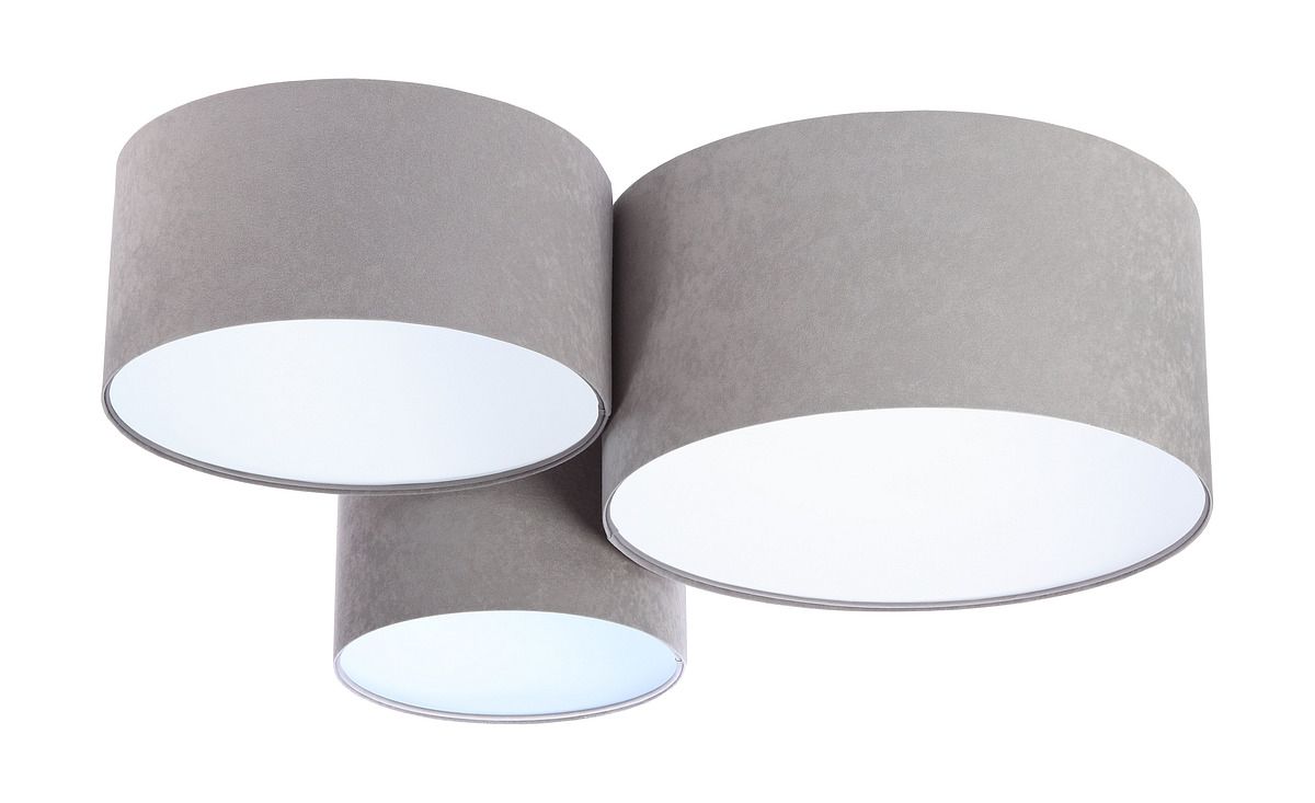 Darmowa Dostawa - Plafon 3x60 W biały-szary BPS Koncept Plafoniady 080012