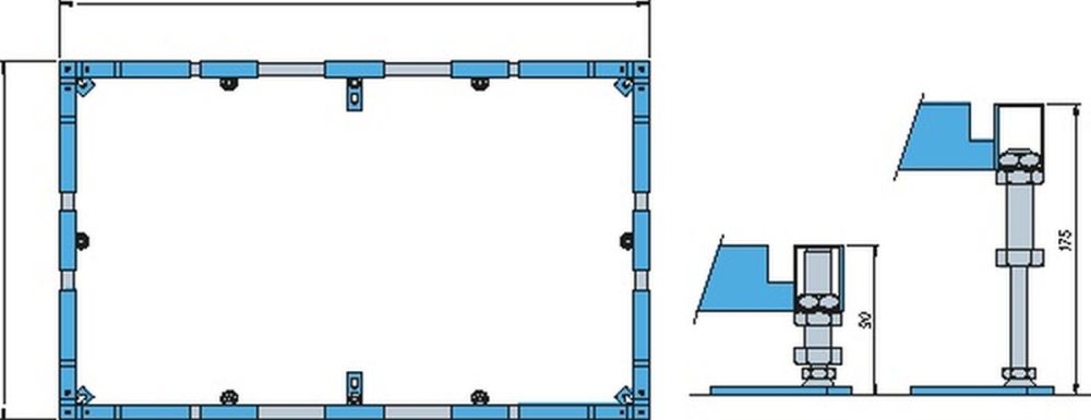 Darmowa Dostawa - Zestaw montażowy brodzika Villeroy & Boch U91412200