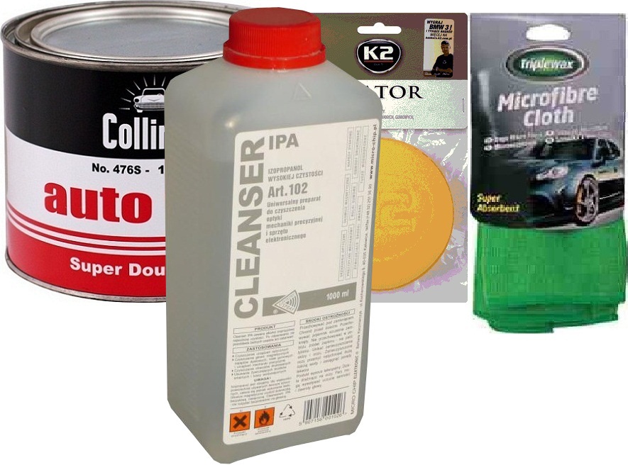 COLLINITE 476S DUŻY + APLIKATOR + MIKROFIBRA + IPA 1L - Petrostar