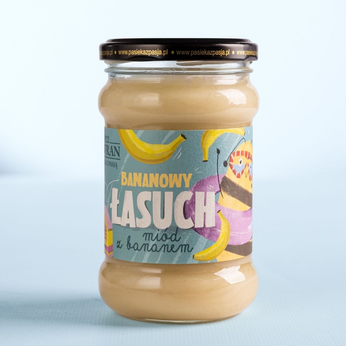 Bananowy łasuch - miód dla dzieci z bananem 370g