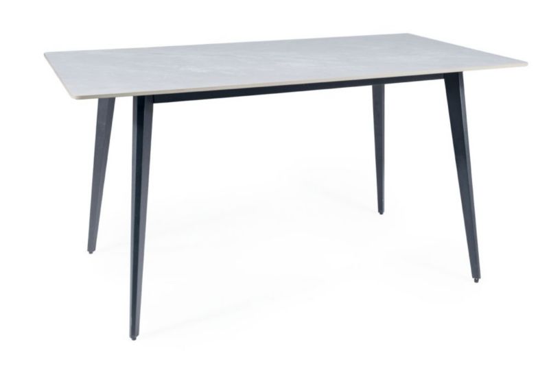 Stół Signal IVY 140x80 szary/czarny mat 1 szt.