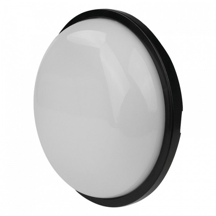 Plafon sufitowy lampa Ecolight Torton czarno-biały LED 20W 4000K 1800lm IP65 wym: 7 x 21,8 x 21,8 cm tworzywo sztuczne - 1 szt.