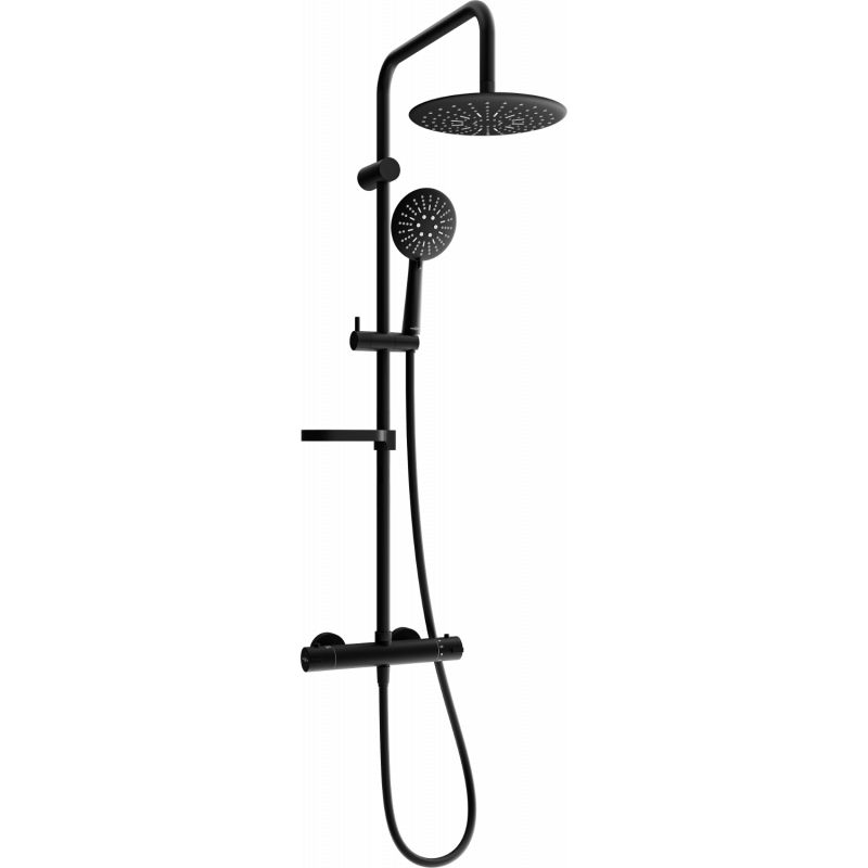 Zestaw prysznicowy natynkowy Mexen Kai czarny 771506791-70 1 szt.