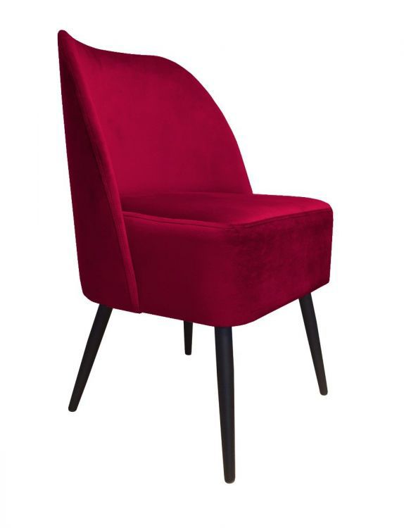 Fotel DUNAJ VELVET bordowy ATOS 1 szt.