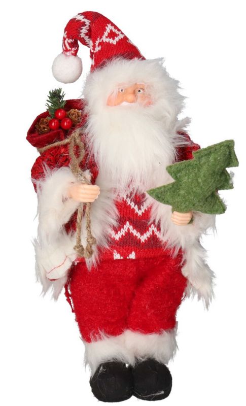 Gwiazdor Mikołaj Deko Pannelier krasnal figurka świąteczna XXL 1szt