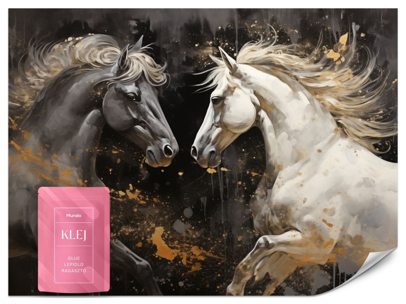 Fototapeta Muralo Konie Dzikie Piękne Zwierzęta 450x315 cm 1szt.