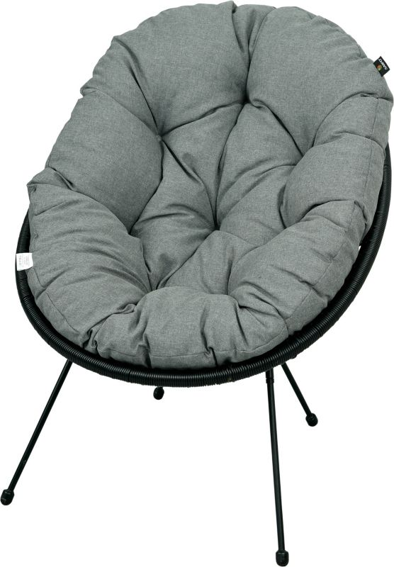 Poduszka na fotel żyłkowy AMPO szara 1 szt.