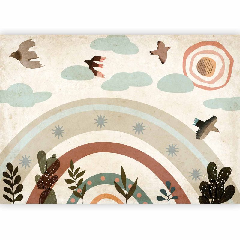 Fototapeta flizelinowa Artgeist 170 g/m2 wodoodporna Dla dzieci beżowa 250x175 (5 części) 10065aa rolka 1 szt