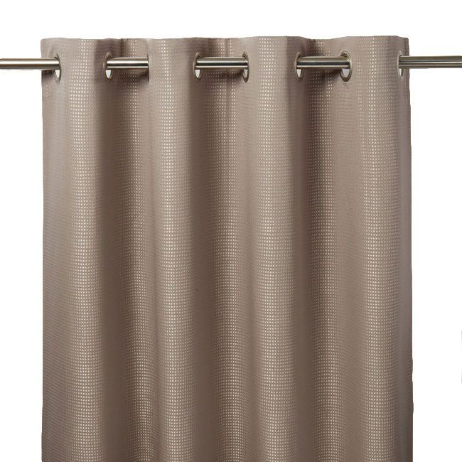 Zasłona GoodHome Thanja 140 x 260 cm brązowa