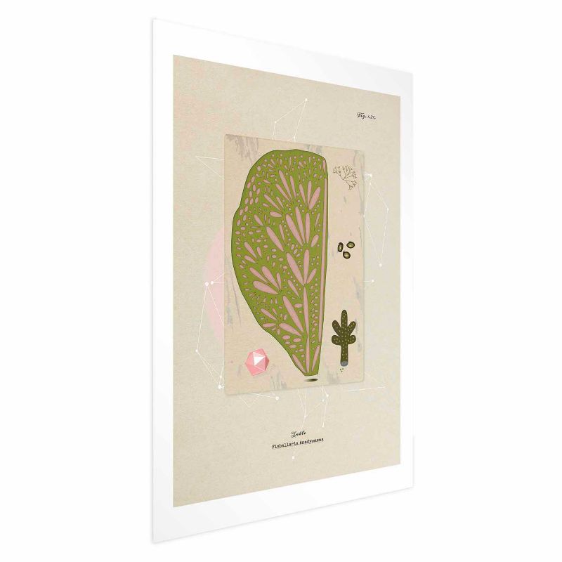 Plakat Artgeist Abstrakcyjne drzewo 21x30 cm bez ramy 1 szt