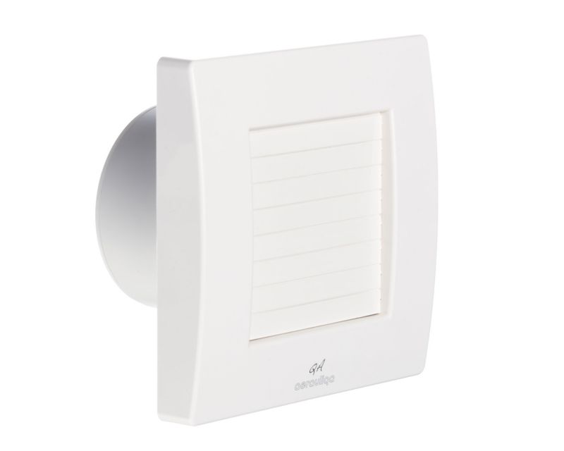 Wentylator łazienkowy Aerauliqa QA 100 HT z higrostatem i automatyczną żaluzją 1 szt.