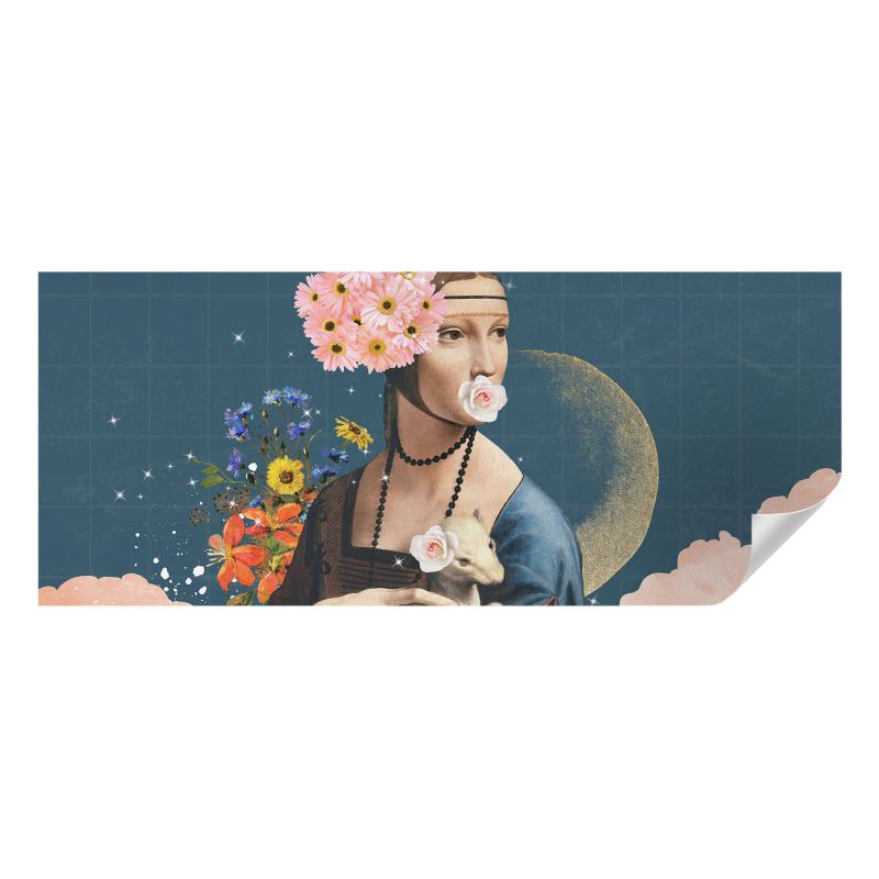 Fototapeta samoprzylepna Wallfluent 250x104 cm Kwiatowa elegancja Dla Miłośników Sztuki I Estetycznych Kolaży 1 szt.