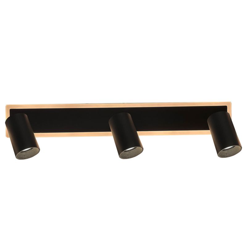 Spot reflektor natynkowy Light Prestige PARMA czarny 4xGU10x10W wym:14x55x5,5cm IP20 -1 szt.