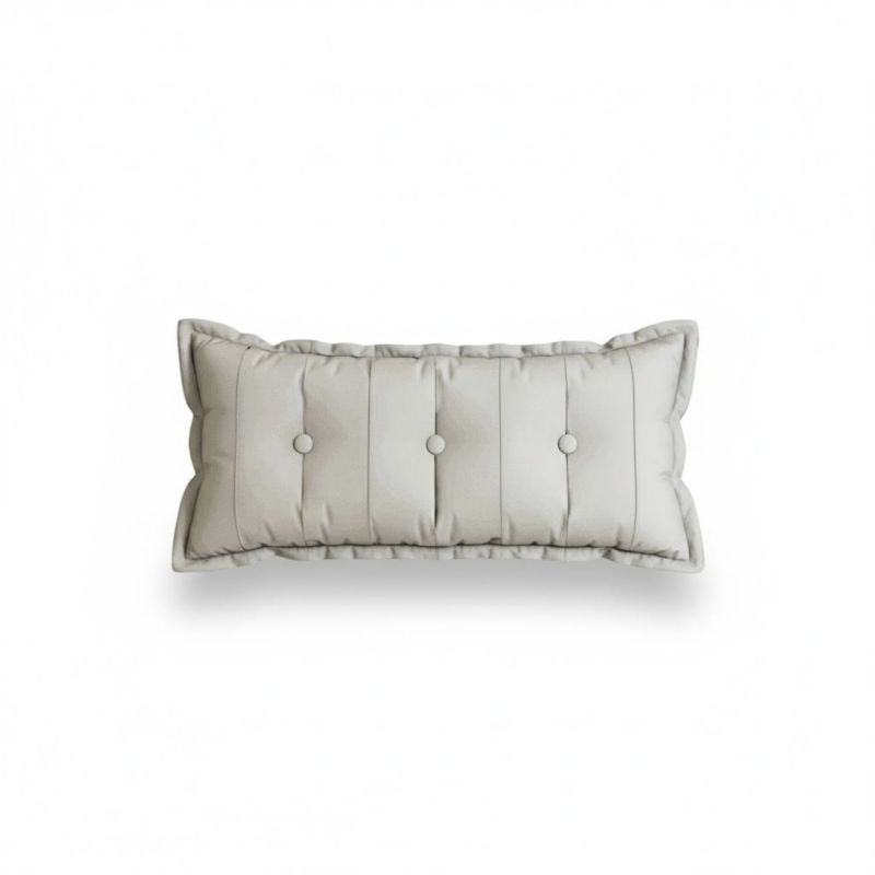 Prostokątna Poduszka do Oparcia Pleców - Bawełna Beż 160 cm 1szt.