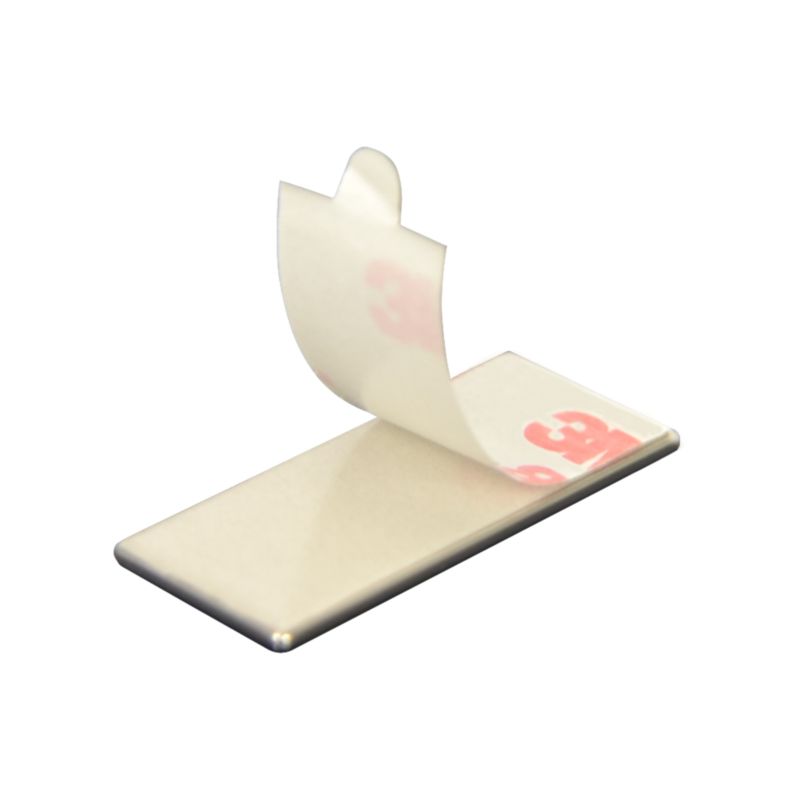 Magnes neodymowy Stahl prostokątny samoprzylepny 20x1 mm 8 sztuk