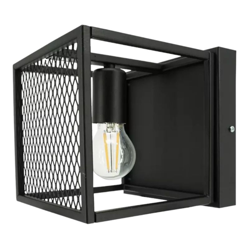 Lampa ścienna Horus Plus Szpak Nowoczesna Loft 1szt