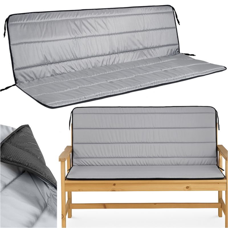 Poduszka EDANTI Pikowana Z Pianki Na Ławkę Krzesło Leżak 180x50x50 cm