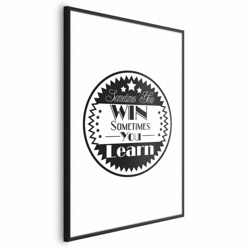 Plakat Artgeist Sometimes 60x90 cm z ramą czarną 1 szt