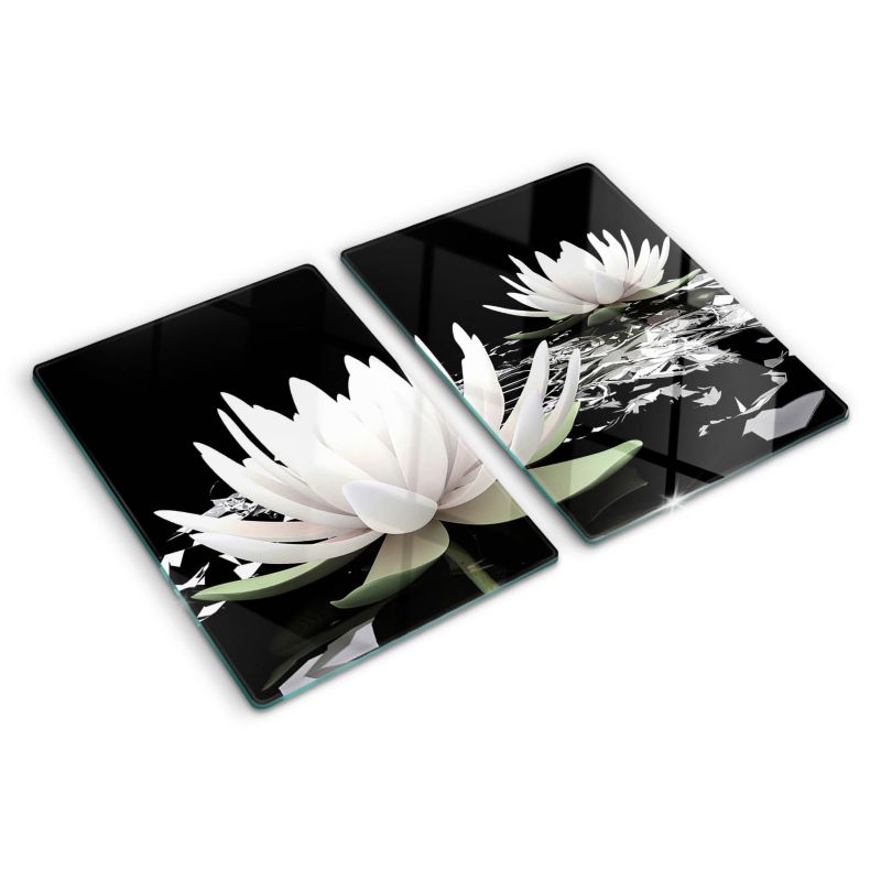 Deska szklana Tulup 2x40x52 cm Kwitnące Lilie 1 szt.