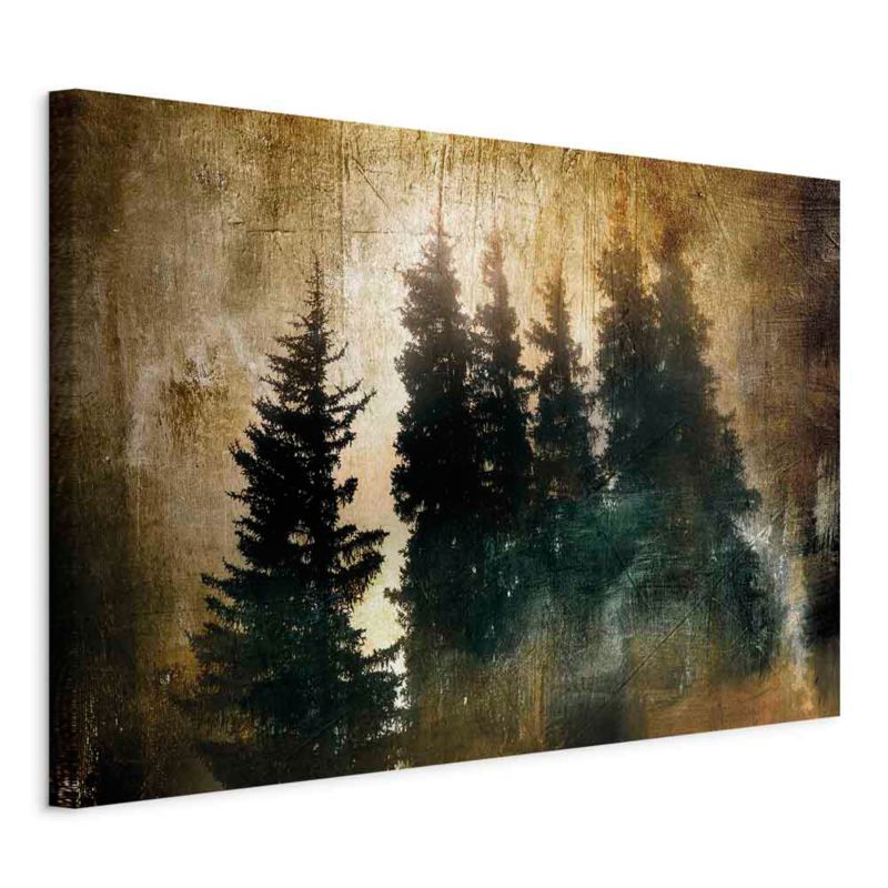 Obraz Artgeist Dostojne świerki 120 x 80 cm płótno włoskie 1 szt