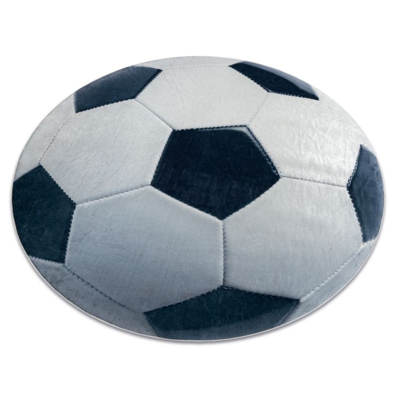 Dywan dla dzieci Boisko RugsX koło 160 cm biały DE179 1 szt.