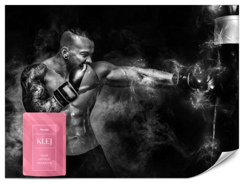 Fototapeta Muralo Trenujący Bokser 200x140 cm 1szt.