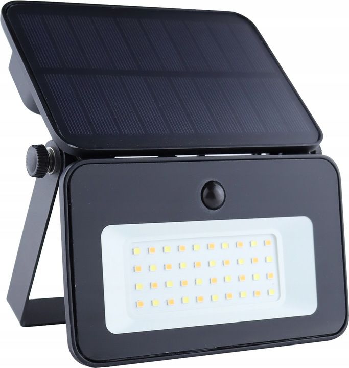 Naświetlacz solarny Germina LED z czujnikiem ruchu 1000lm IP65 3000/4000/6500k 1szt.