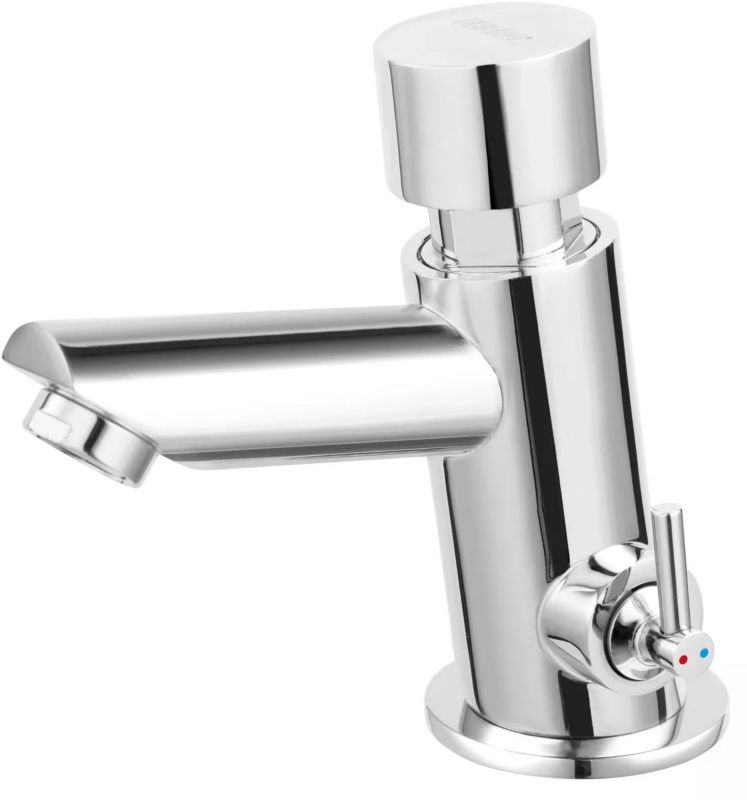 Bateria umywalkowa Ferro Presstige stojąca 11,7cm chrom, czasowa, 1 szt.