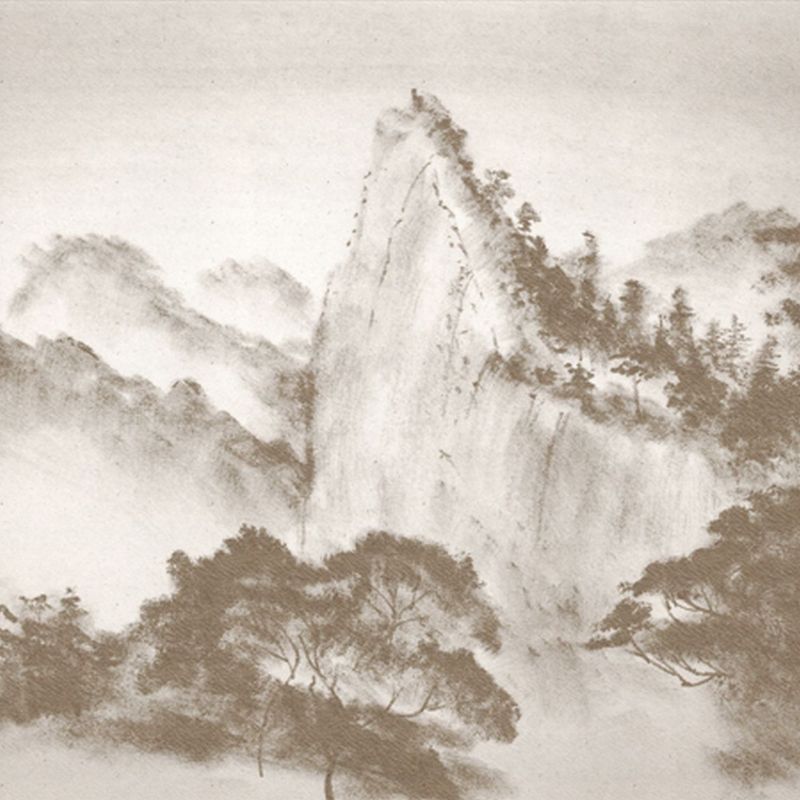 fototapeta Sanders & Sanders zalesiony krajobraz brązowym 371 x 280 cm - 1 rol.